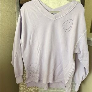 aerie Smiley face sweatshirt